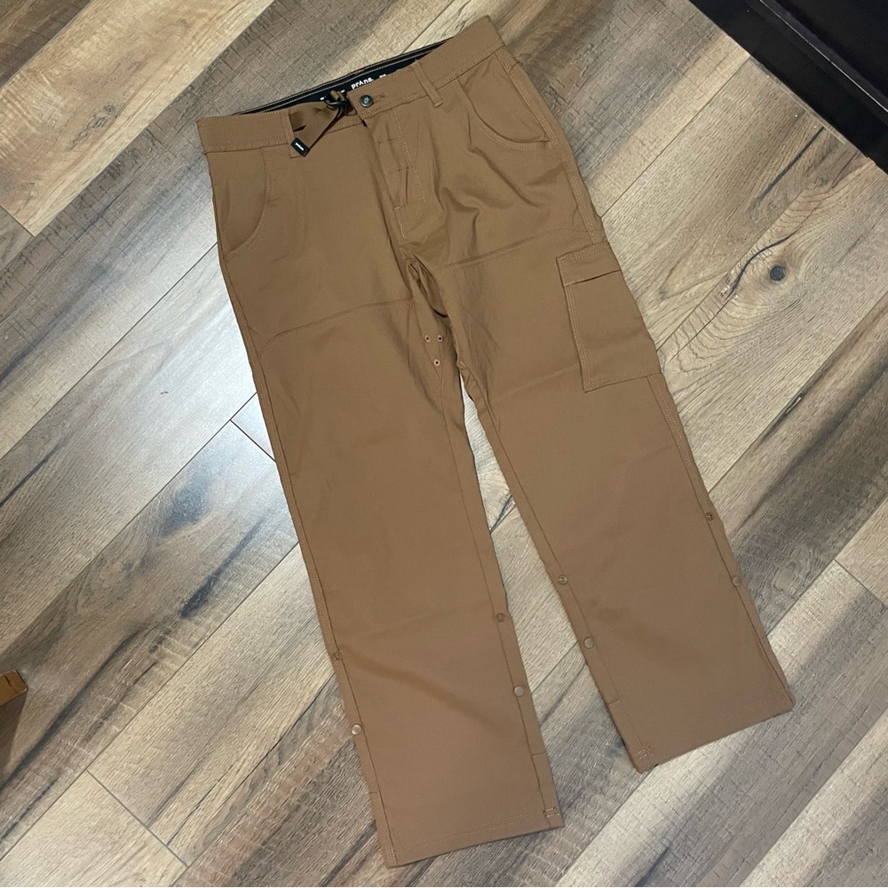 Prana Strech Zion Pant- Cinched Waist - Picture 3 of 11